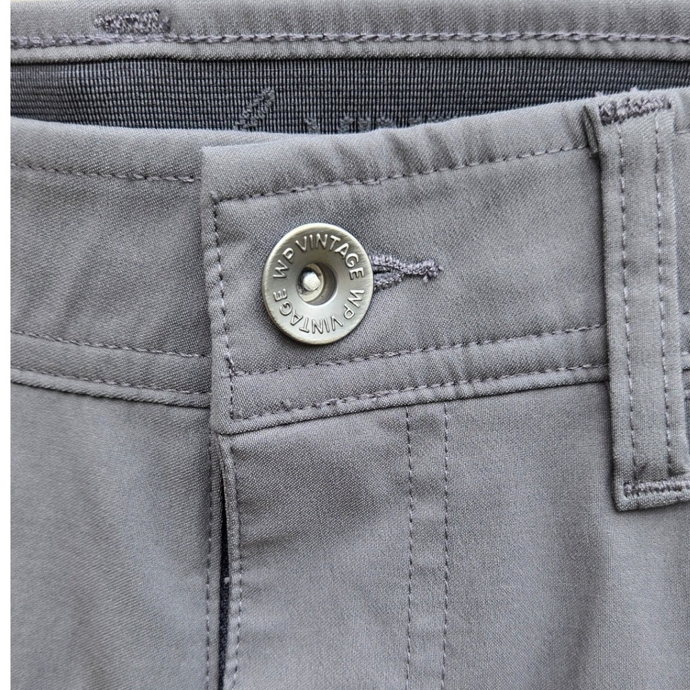 Weatherproof Vintage Gray Utility Stretch Pants 34x29 Mens Straight Leg - Picture 2 of 9